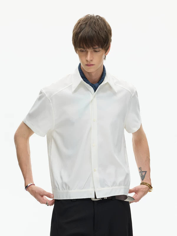 Short-Sleeve Boxy Fit Polo Shirt 4