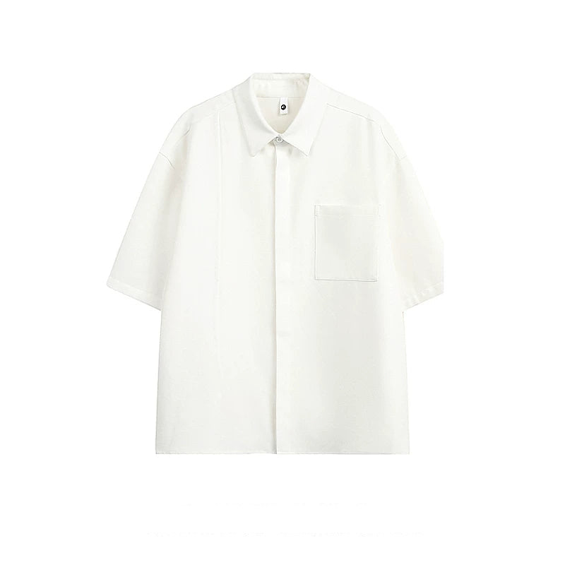 1627207:28320,5915774879649,1627207:28320,5915774879650,1627207:28320,5915774879651,1627207:28320,5915774879652,5915774879649,5915774879650,5915774879651,5915774879652, Short Sleeve Loose Fit Casual Shirt