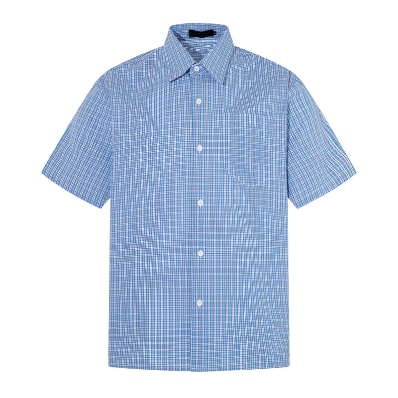 6203389690767,6203389690768,6203389690769,6203389690770, Short Sleeve Plaid Button-Up Shirt