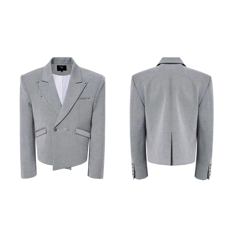 6026626152489,6026626152490,6026626152491,6026626152492, Short Tailored Suit Jacket