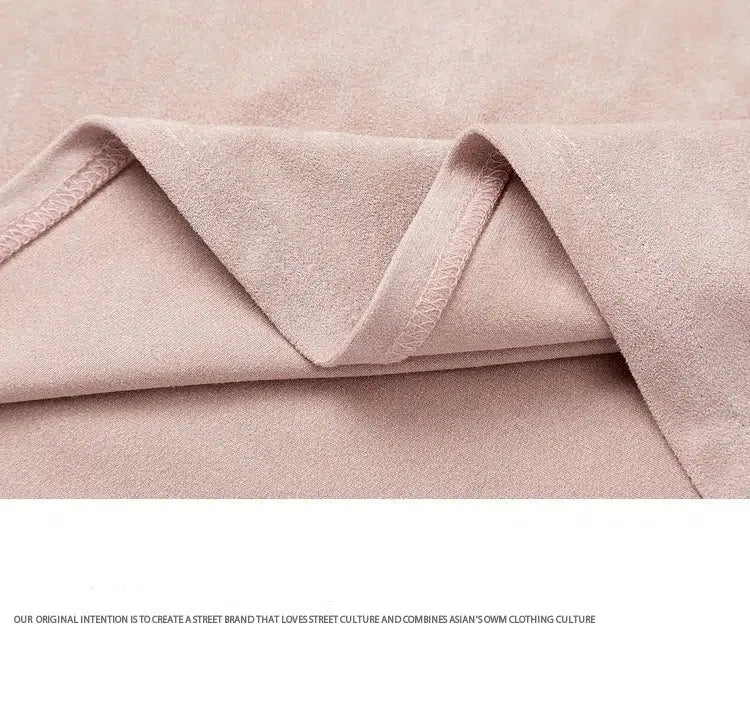 skull Print Suede T-shirt