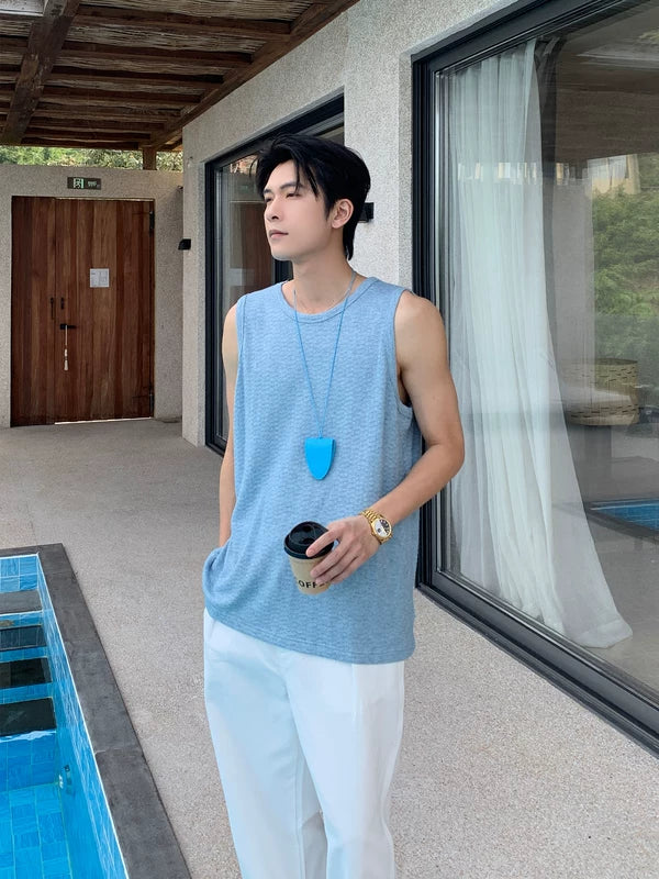 Sleeveless Casual Sports Training Tank Top 2