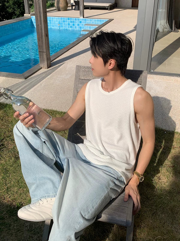 Sleeveless Casual Sports Training Tank Top 4