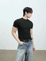 Slim Fit Crew Neck Short Sleeve T-Shirt 4