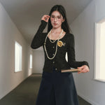 Slim Fit Knit Button Cardigan Sweater 3