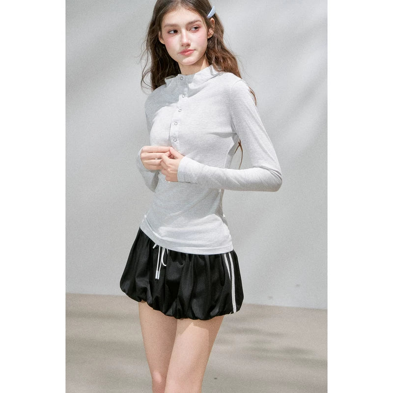 Slim Fit Long Sleeve Henley Shirt 5