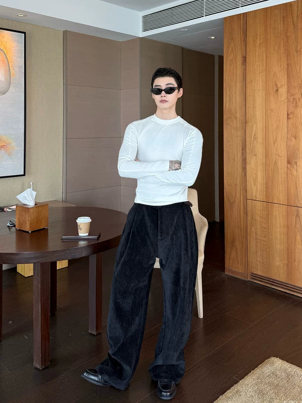 Slim Fit Lyocell Crew Neck Pullover 3