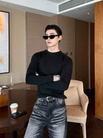 Slim Fit Lyocell Crew Neck Pullover 5