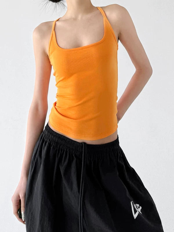 Slim Fit Ribbed Camisole Tank Top 5