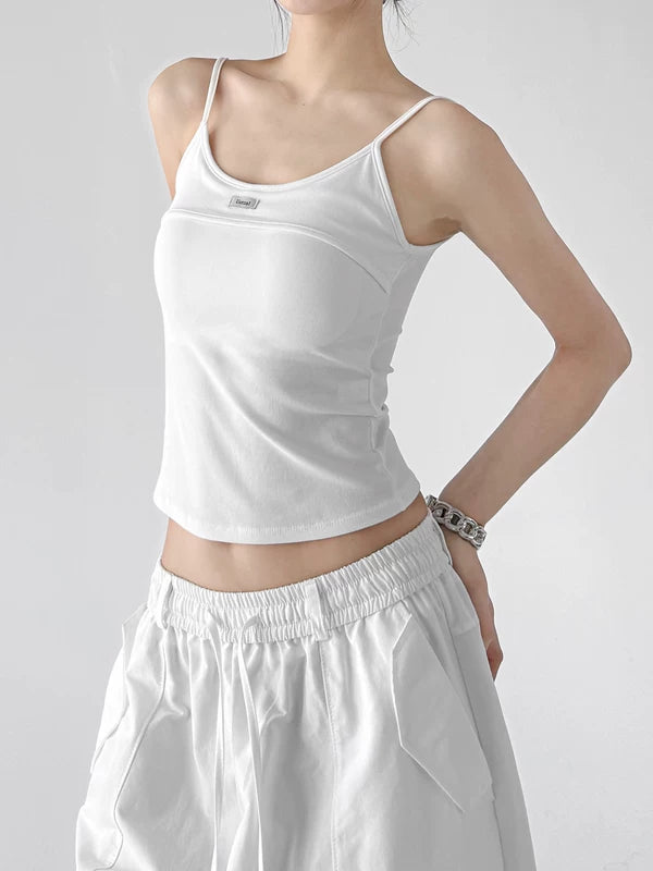 Slim Fit Square Neck Camisole Tank Top 3