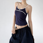 6208643567496, Slim Fit Square Neck Camisole Tank Top