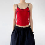 6208643567497, Slim Fit Square Neck Camisole Tank Top