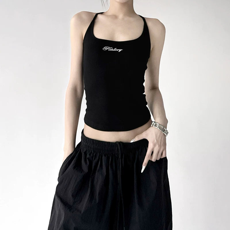 6028953729490,6028953729491,6028953729492,6028953729493, Slim Square Neck Camisole Tank Top