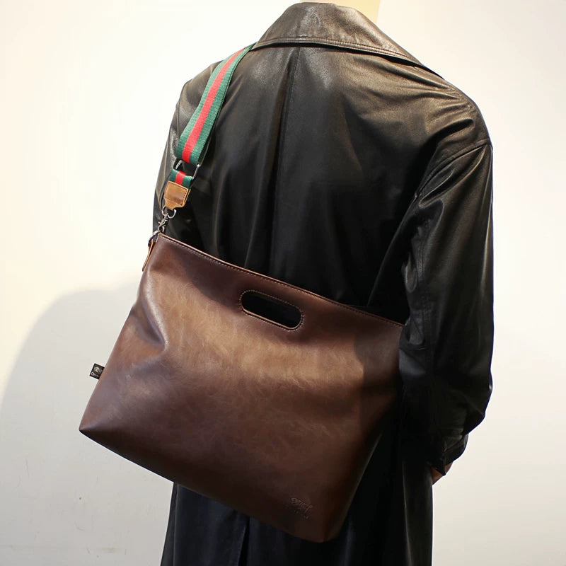 Soft Leather Large Capacity Crossbody Bag 3