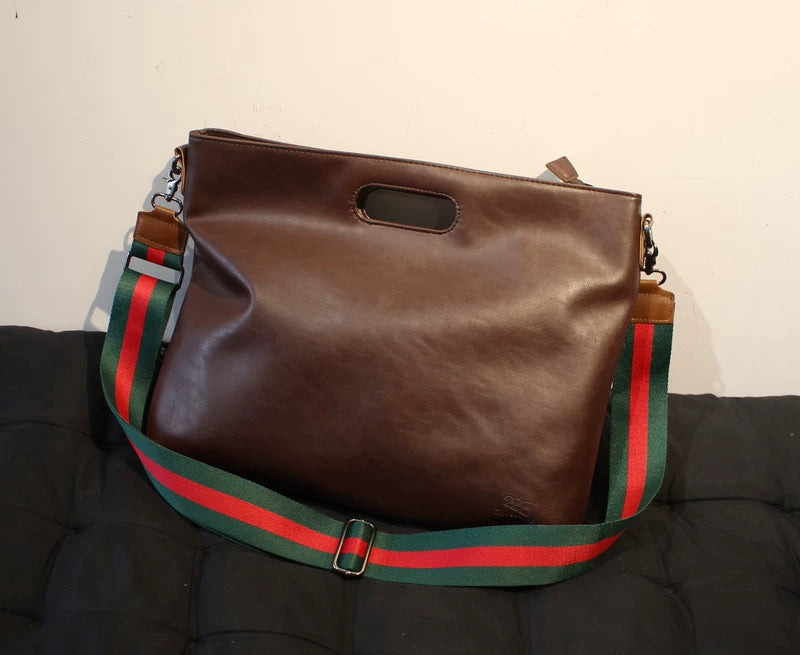 6015271232415, Soft Leather Large Capacity Crossbody Bag