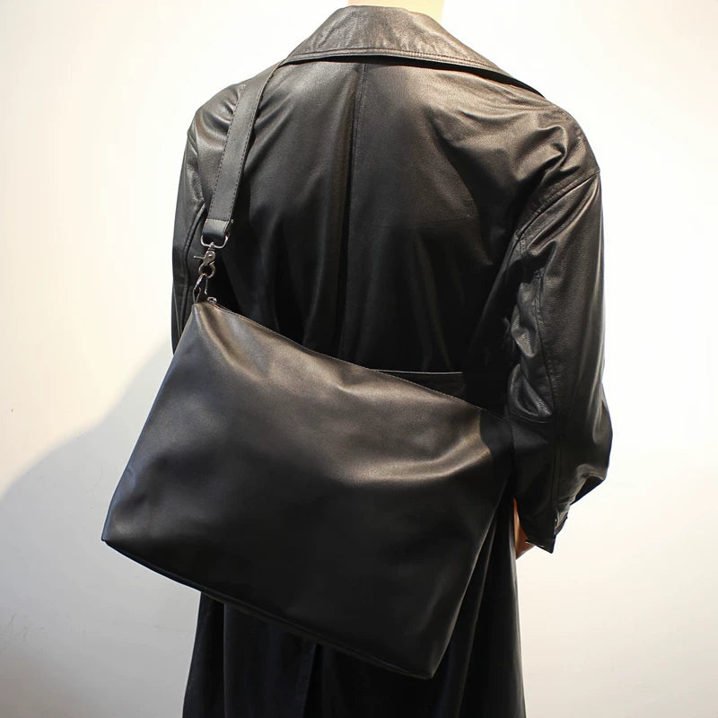 ,6014514260845, Soft Leather Crossbody Laptop Shoulder Bag