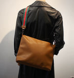 6014514260848, Soft Leather Crossbody Laptop Shoulder Bag