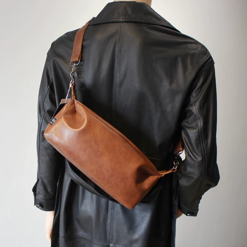 ,6177188011312, Soft Leather Large Capacity Shoulder Bag