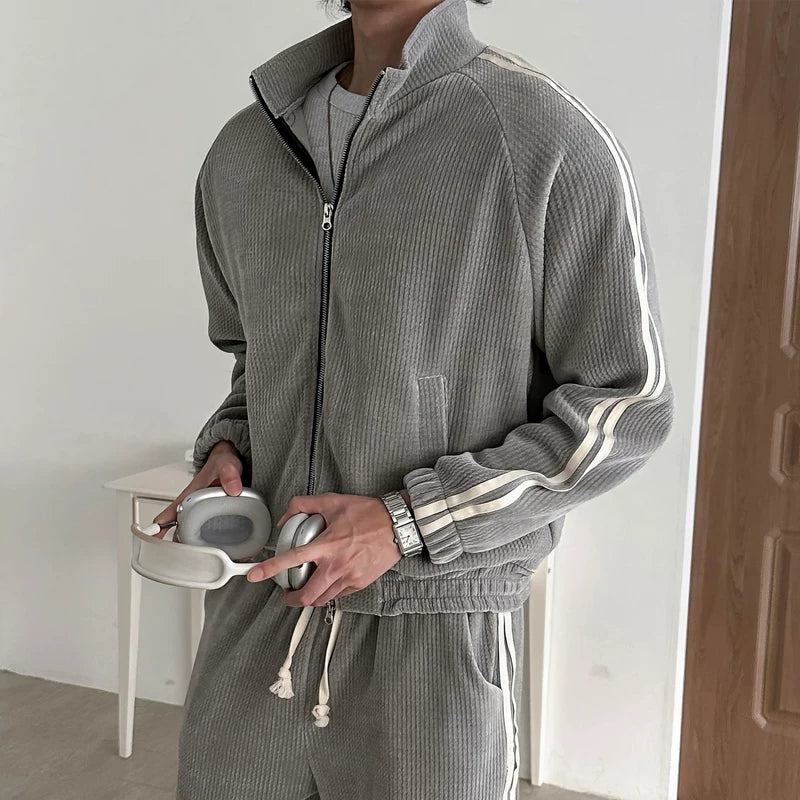 1627207:56216755,6176597090393,1627207:56216755,6176597090392,1627207:56216755,6176597090394,6176597090393,6176597090392,6176597090394, Sporty Zip Hoodie and Pants Set