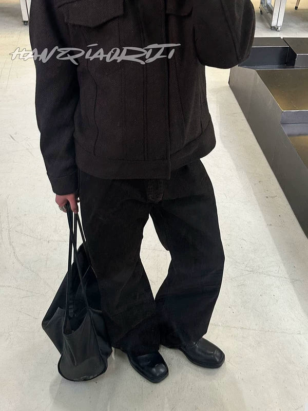 Square Toe Genuine Leather Derby Shoes 3