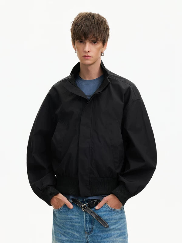 Stand Collar Bomber Workwear Jacket 3