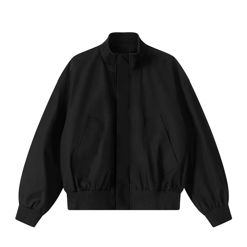 6191405399821,6191405399822,6191405399823,6191405399824, Stand Collar Bomber Workwear Jacket