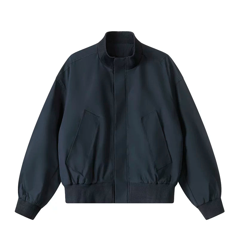 6191405399825,6191405399826,6191405399827,6191405399828, Stand Collar Bomber Workwear Jacket