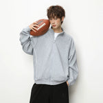 Stand Collar Colorblock Zip-Up Sports Jacket 5