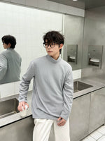 6182928083802,6182928083803,6182928083804,6182928083805, Stand Collar Long Sleeve Pullover Top