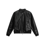 6192170711399,6192170711400,6192170711401,6192170711402, Stand Collar PU Leather Motorcycle Jacket