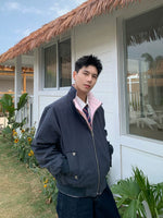 Stand Collar Raglan Zip Jacket 5