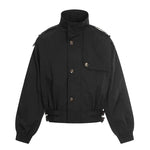 6025352496979,6025352496980,6025352496981,6025352496982, Stand Collar Short Work Jacket