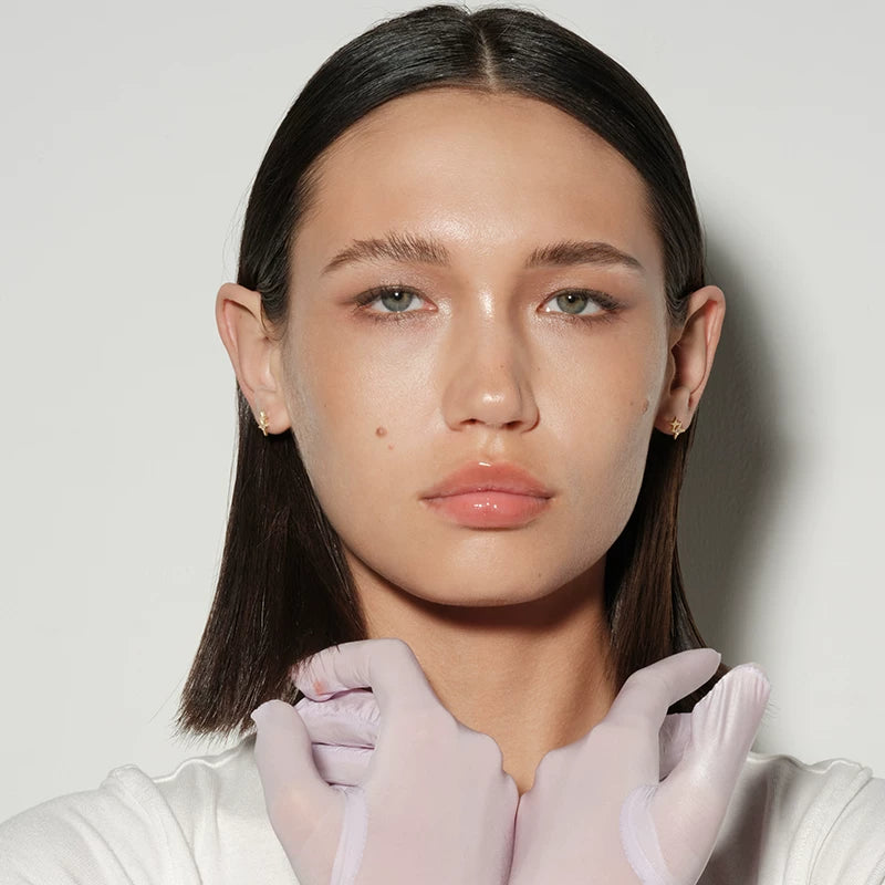 Sterling Silver Overlapping Star Stud Earrings 4