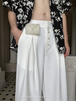 Straight Leg Dress Pants with Beaded Detail 4