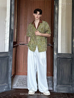 Straight Leg Dress Pants with Beaded Detail 5