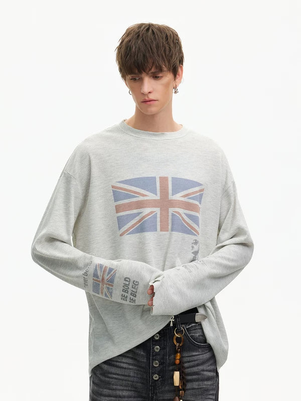Street Style Graphic Long-Sleeve T-Shirt 2