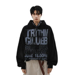 Street Style Letter Print Oversized Hoodie 3