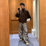 Streetwear Camouflage Wide Leg Jeans Pants 5