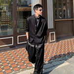 6183599498595,6183599498596,6183599498597, Streetwear Faux Layered Two-Piece Hoodie