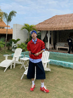 Streetwear Half-Zip Faux Layered Hoodie 4