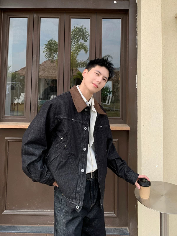 Streetwear Workwear Distressed Denim Jacket 2