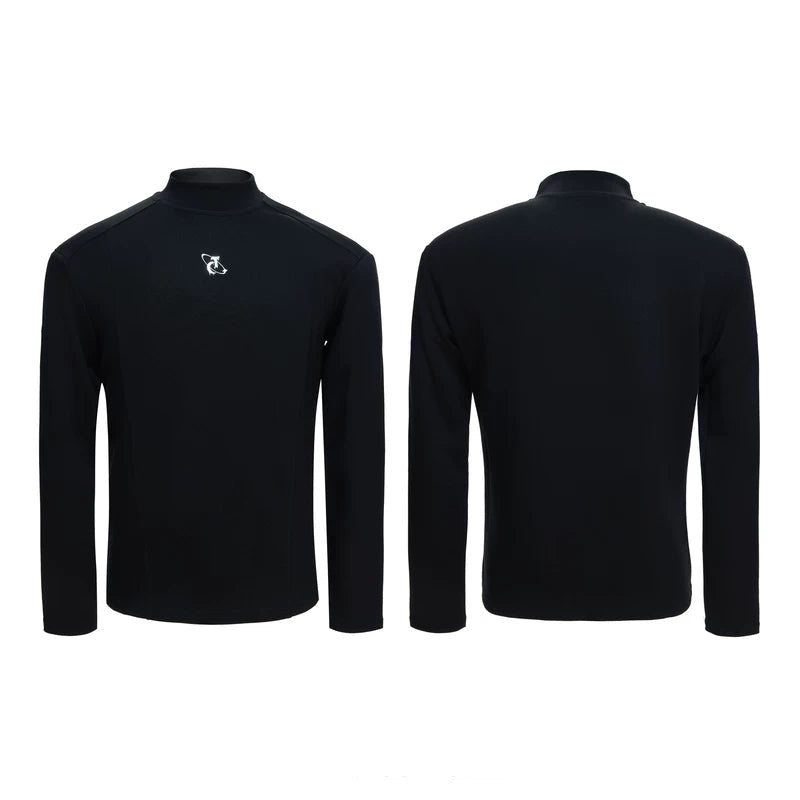 6185221111539,6185221111540,6185221111541,6185769742315, Stretch High-Neck Long Sleeve Base Layer