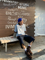 Striped Faux Layered Polo T-Shirt 4