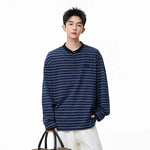 29543:28866,6180303782344,29543:28866,6180303782345,29543:28866,6180303782346,29543:28866,6180303782347,6180303782344,6180303782345,6180303782346,6180303782347, Striped Henley Long-Sleeve Dachshund T-Shirt