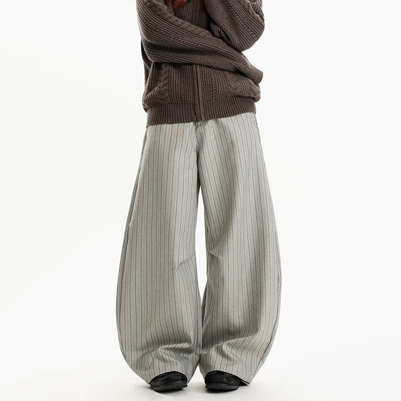 Striped High Waist Wide Leg Pants 2