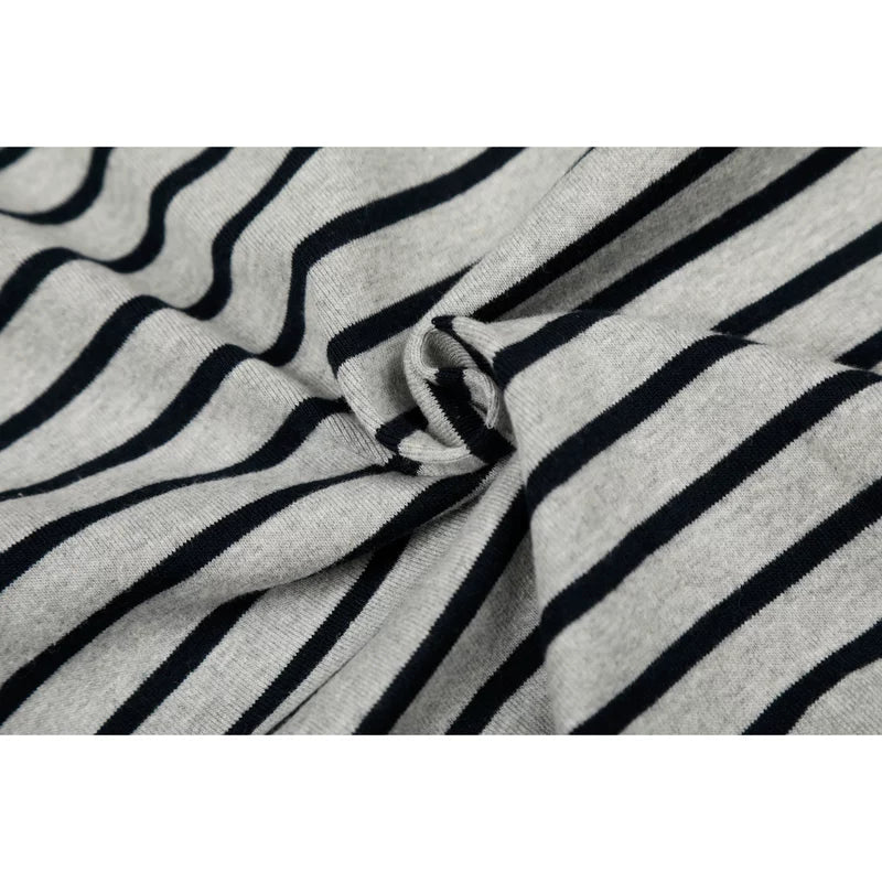 Striped Letter Print Zip Up Hoodie 3