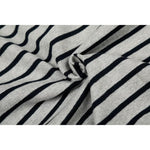 Striped Letter Print Zip Up Hoodie 3