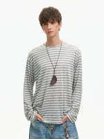 Striped Long Sleeve Casual T-Shirt 2