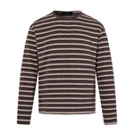 6192339294727,6192339294728,6192339294729,6192339294730, Striped Long Sleeve Crew Neck T-Shirt