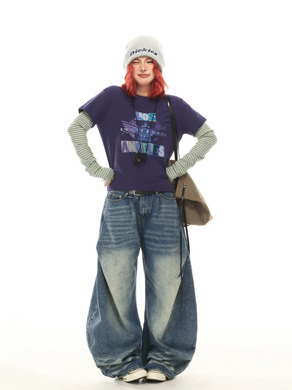 Striped Long Sleeve Layering T-Shirt Top 5